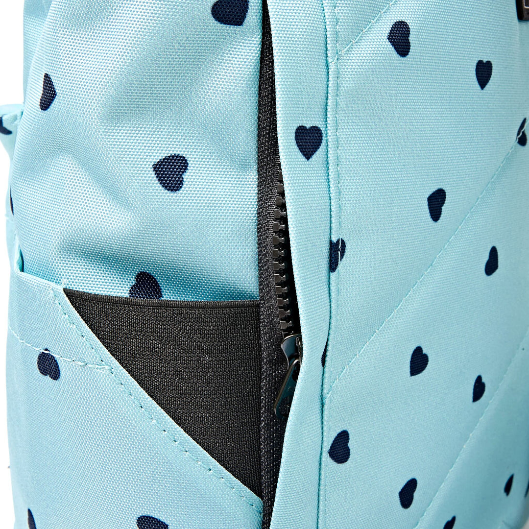 Canfield Roll Top Backpack in Heart Print