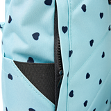Canfield Roll Top Backpack in Heart Print