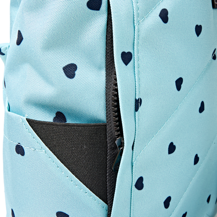 Canfield Roll Top Backpack in Heart Print