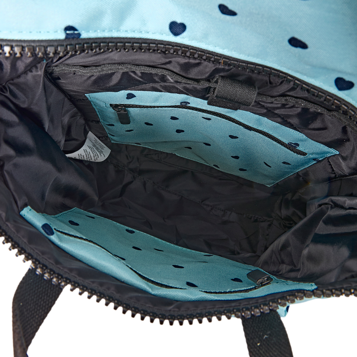 Canfield Roll Top Backpack in Heart Print