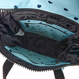 Canfield Roll Top Backpack in Heart Print