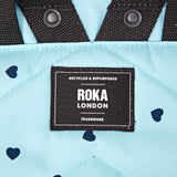 Canfield Roll Top Backpack in Heart Print