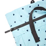 Canfield Roll Top Backpack in Heart Print