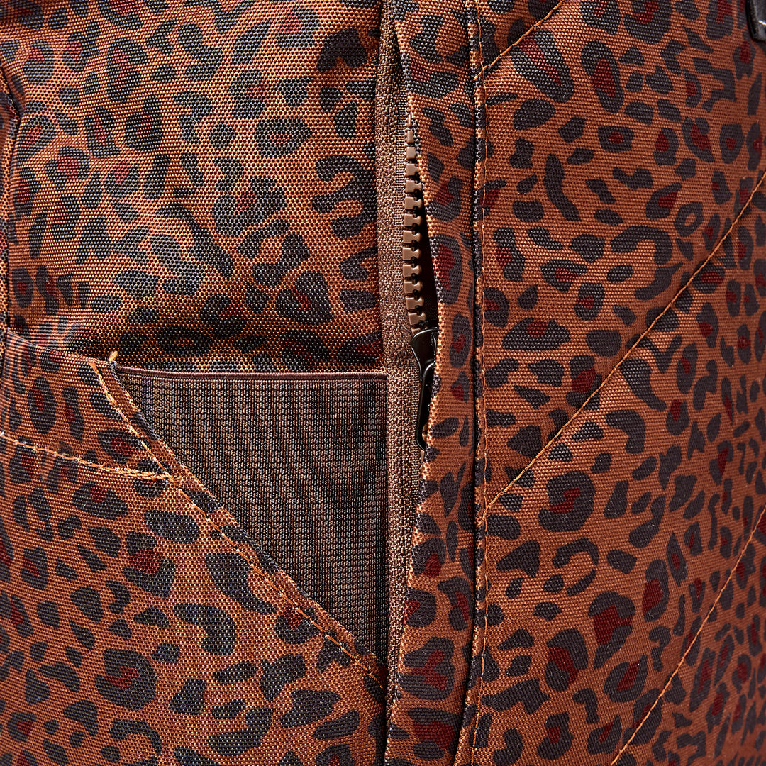 Canfield Roll Top Backpack in Mini Leopard