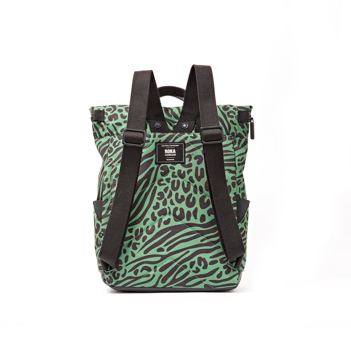 Canfield Roll Top Backpack in Mixed Animal Artichoke