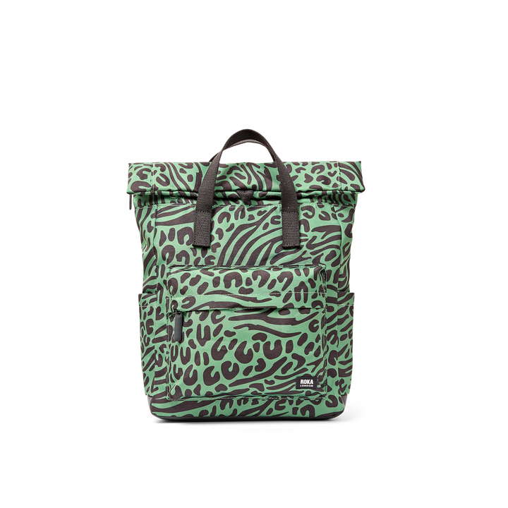 Canfield Roll Top Backpack in Mixed Animal Artichoke