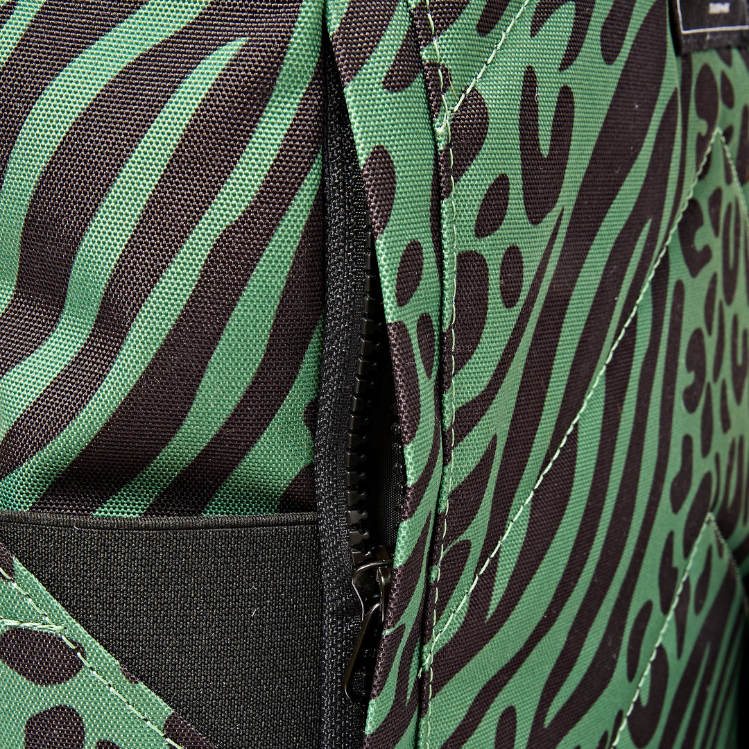 Canfield Roll Top Backpack in Mixed Animal Artichoke