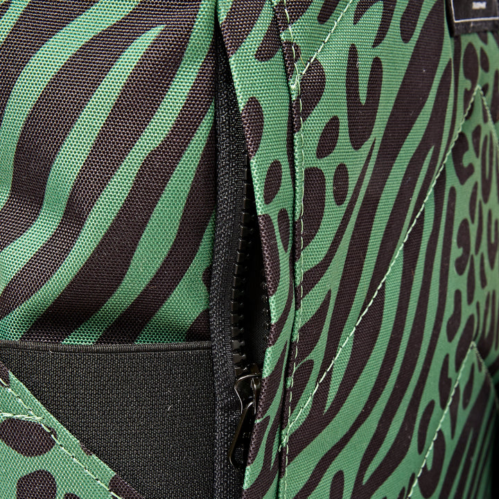 Canfield Roll Top Backpack in Mixed Animal Artichoke
