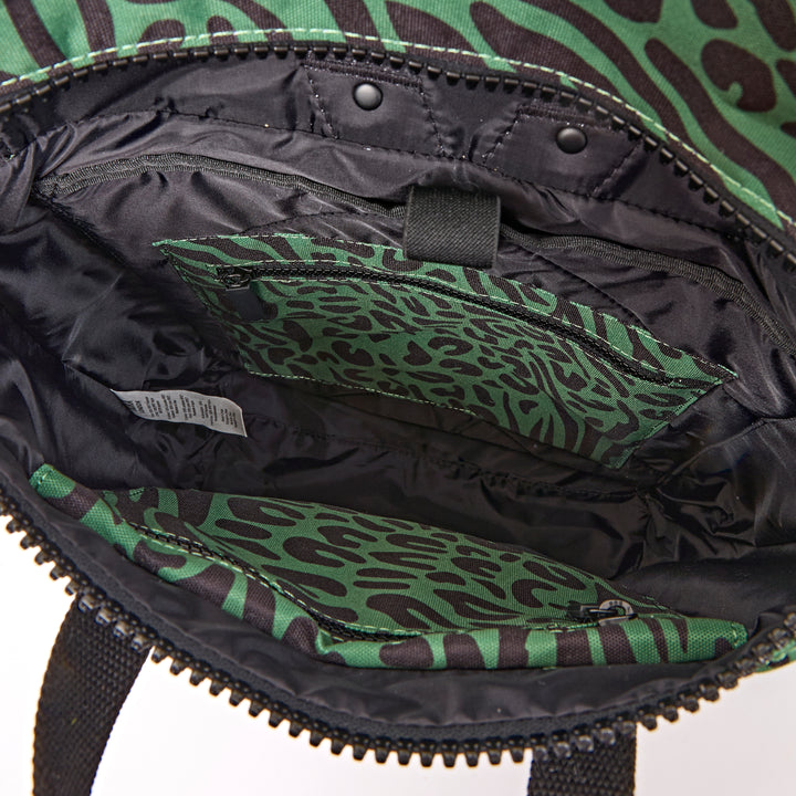 Canfield Roll Top Backpack in Mixed Animal Artichoke