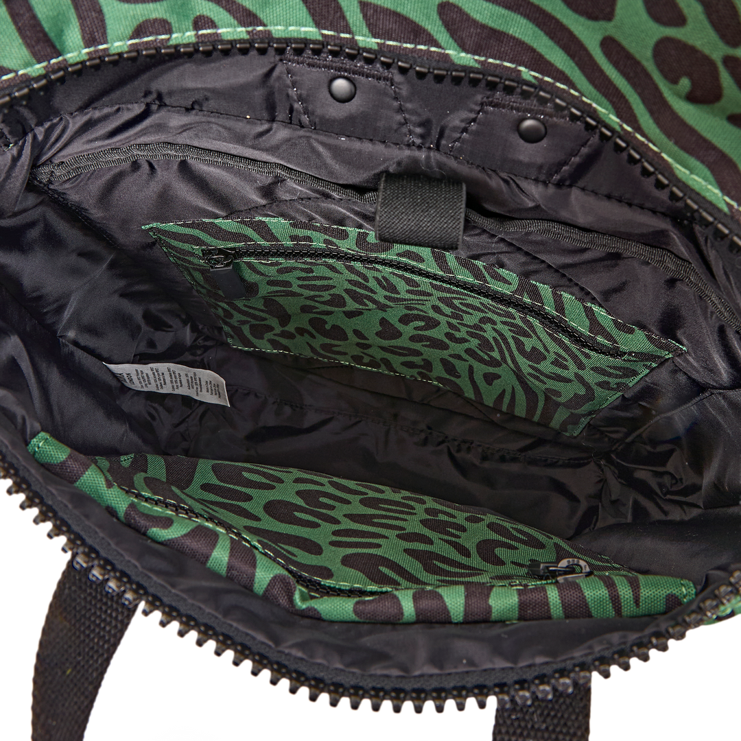 Canfield Roll Top Backpack in Mixed Animal Artichoke