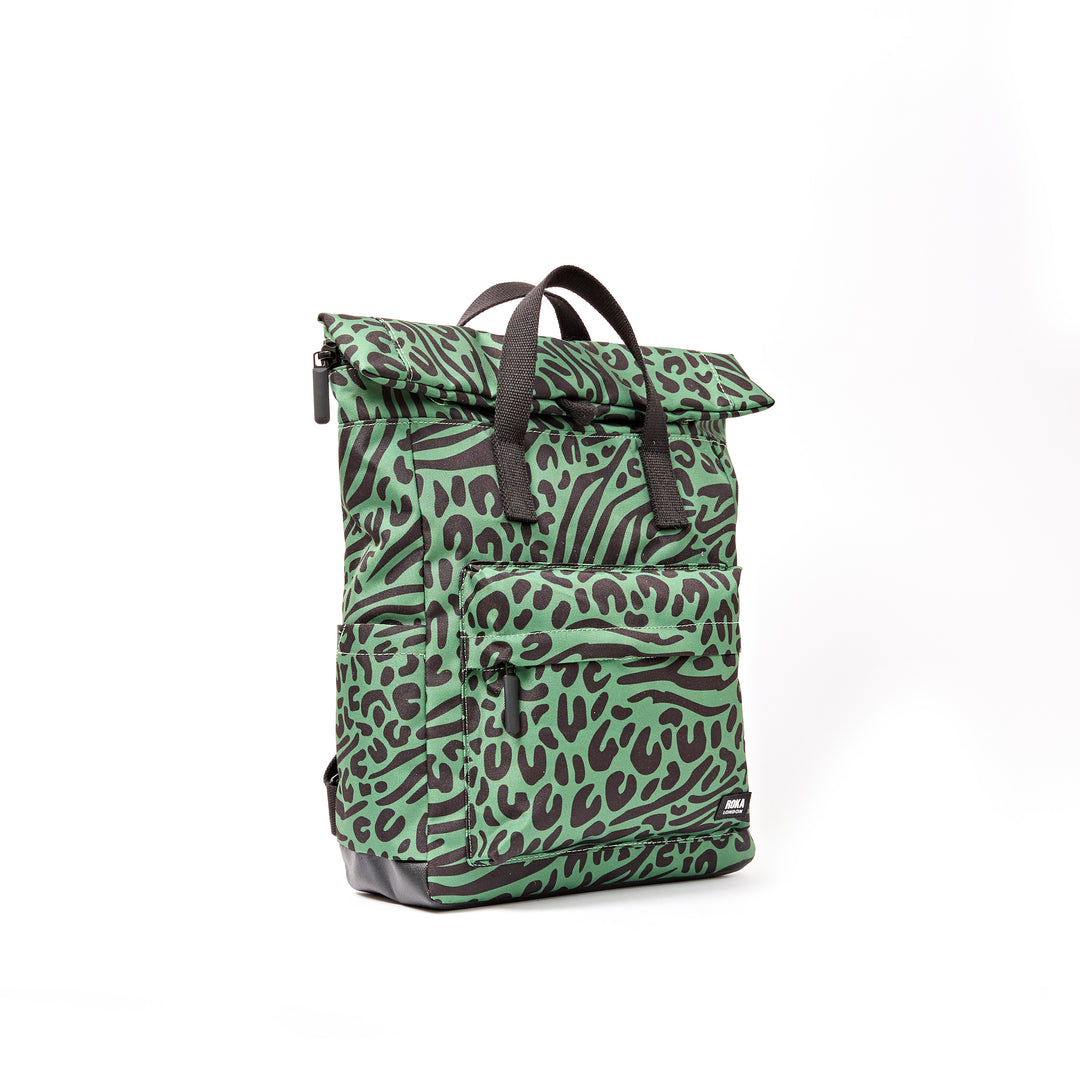 Canfield Roll Top Backpack in Mixed Animal Artichoke