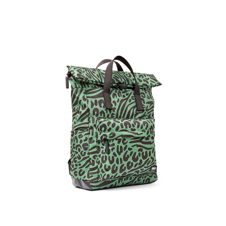 Canfield Roll Top Backpack in Mixed Animal Artichoke
