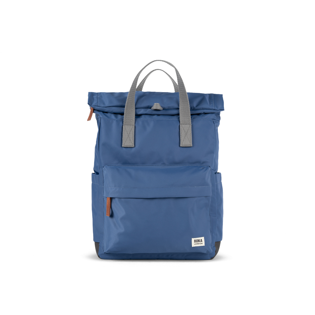 Canfield Roll Top Backpack in Burnt Blue