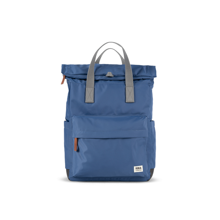 Canfield Roll Top Backpack in Burnt Blue
