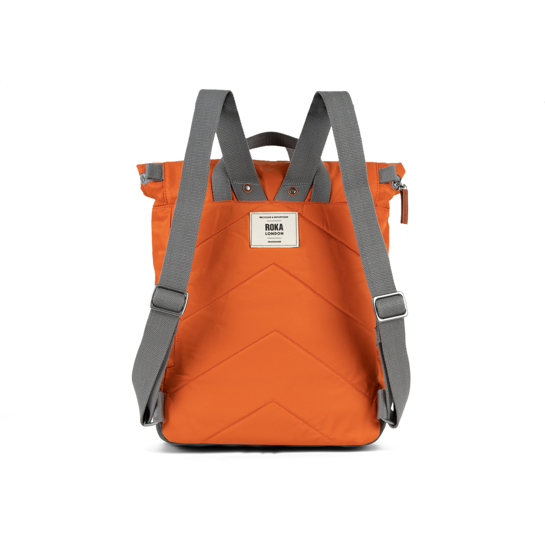 Canfield Roll Top Backpack in Burnt Orange