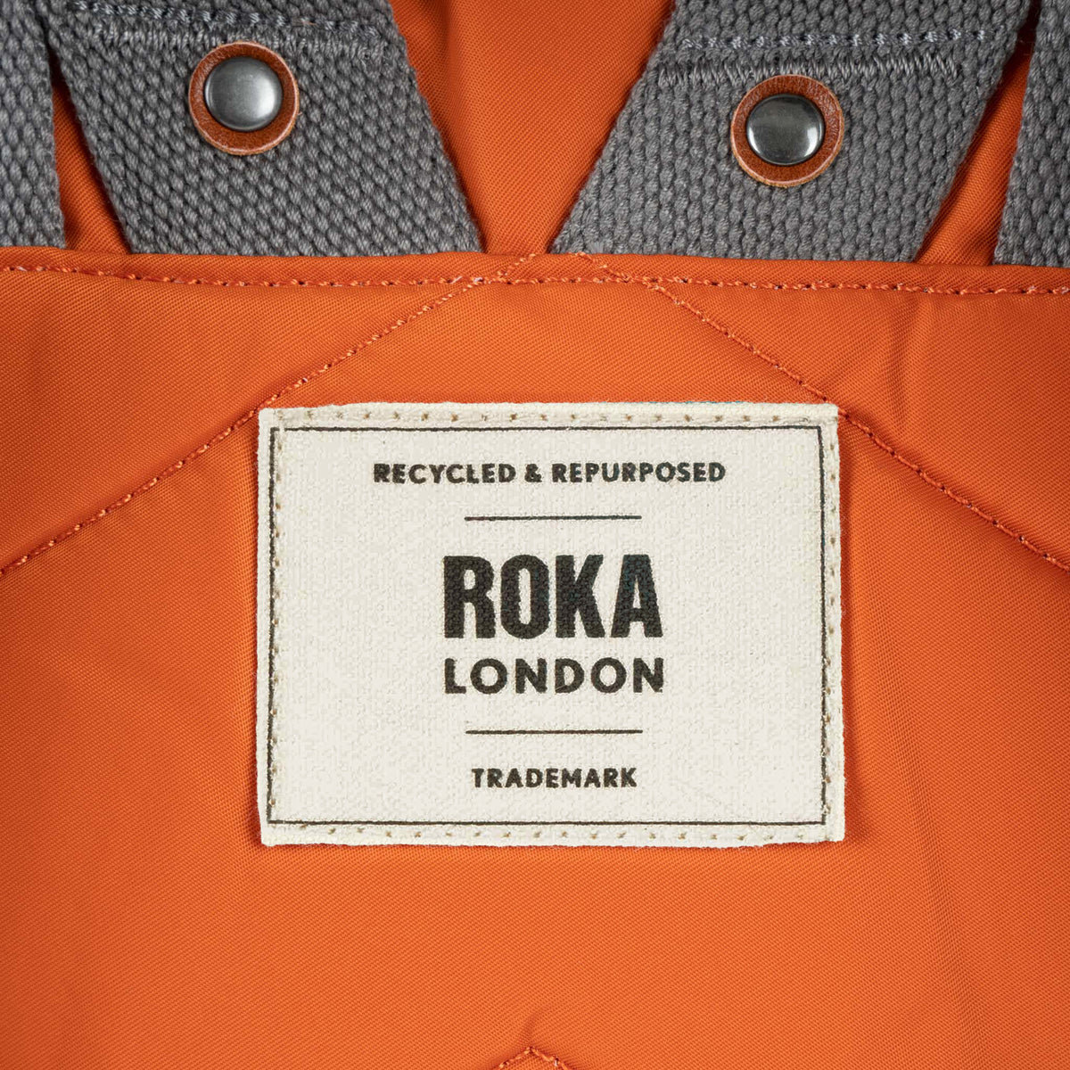 Canfield Roll Top Backpack in Burnt Orange