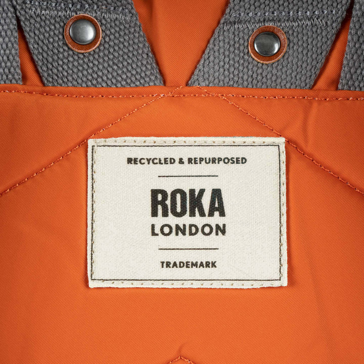 Canfield Roll Top Backpack in Burnt Orange