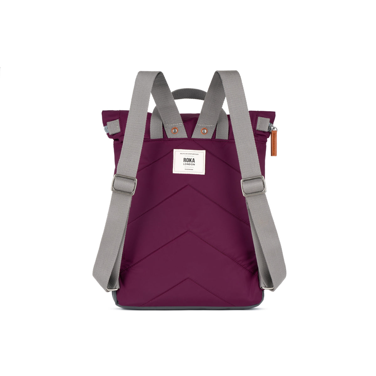 Canfield Roll Top Backpack in Royal Burgundy