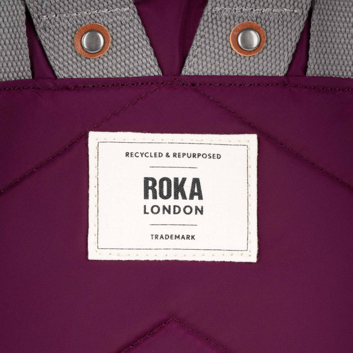 Canfield Roll Top Backpack in Royal Burgundy