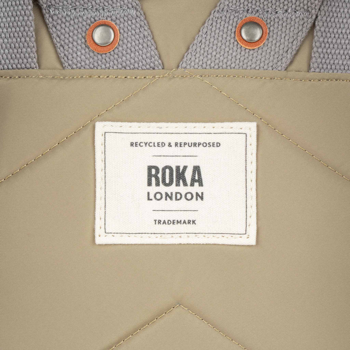 Canfield Roll Top Backpack in Taupe