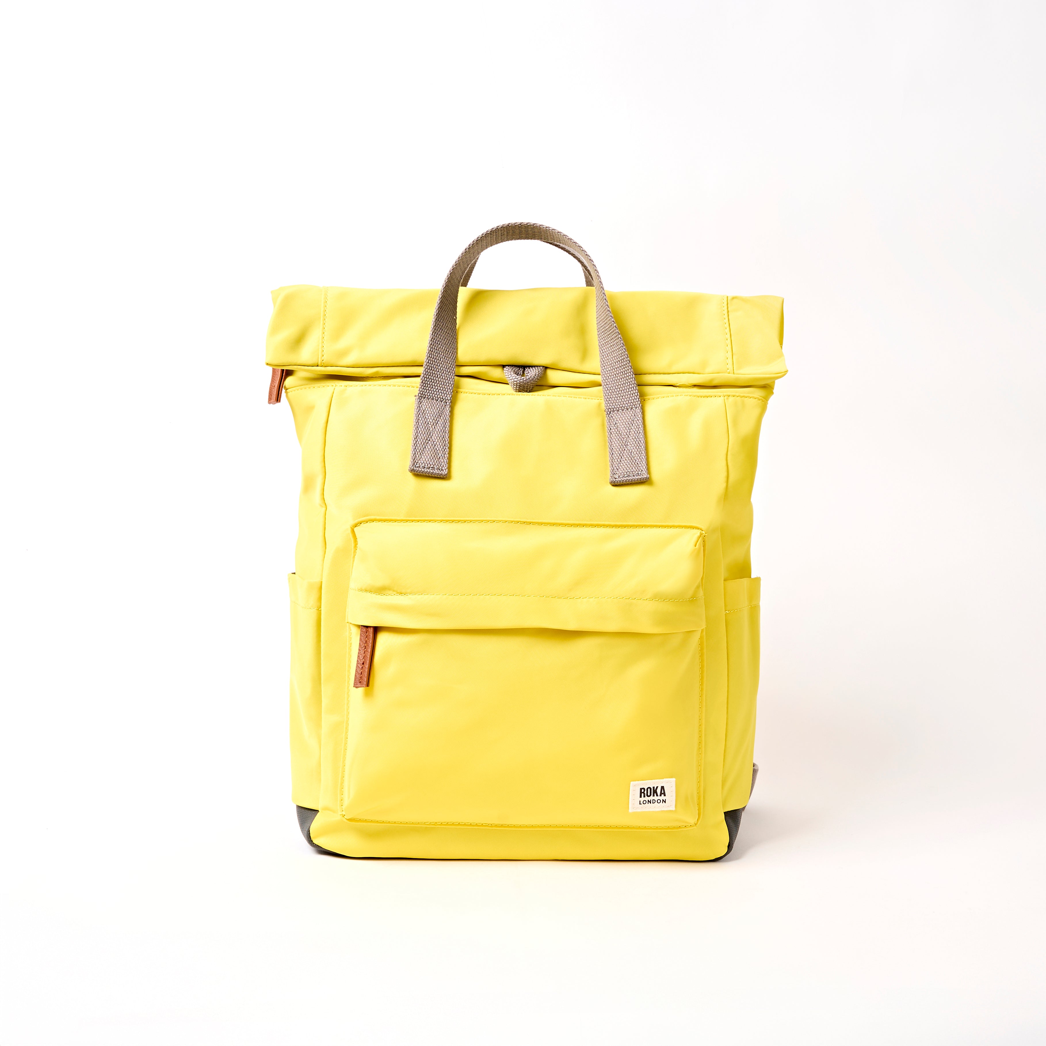 Canfield Roll Top Backpack in Passion Fruit – ROKA London