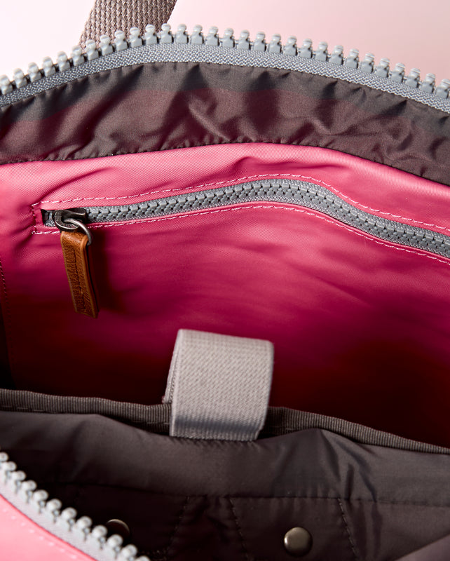 Canfield Roll Top Backpack in Pink Lemonade
