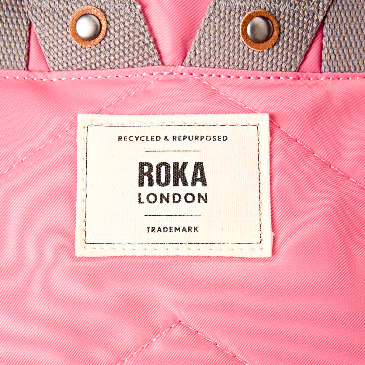 Canfield Roll Top Backpack in Pink Lemonade