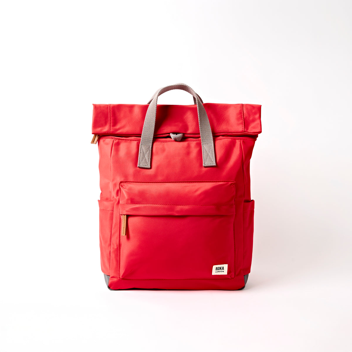 Canfield Roll Top Backpack in Scarlet