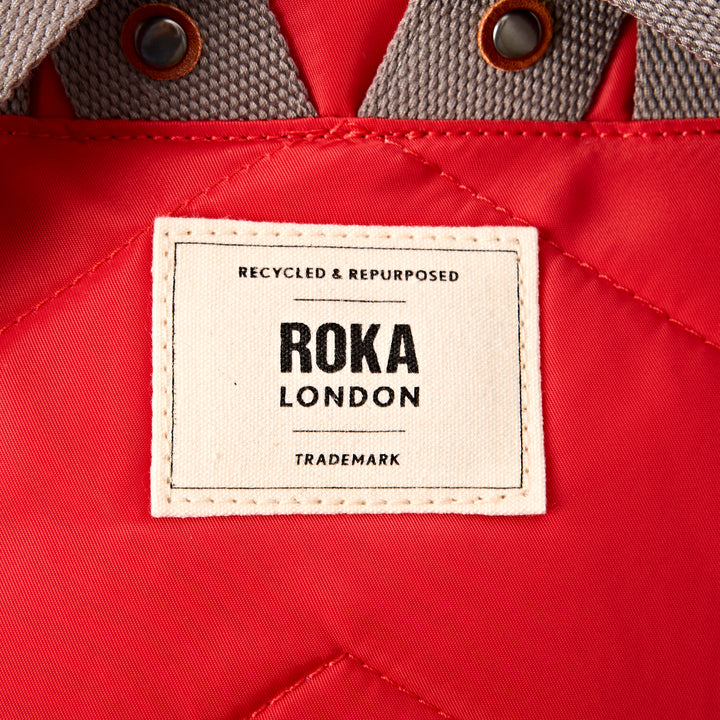 Canfield Roll Top Backpack in Scarlet