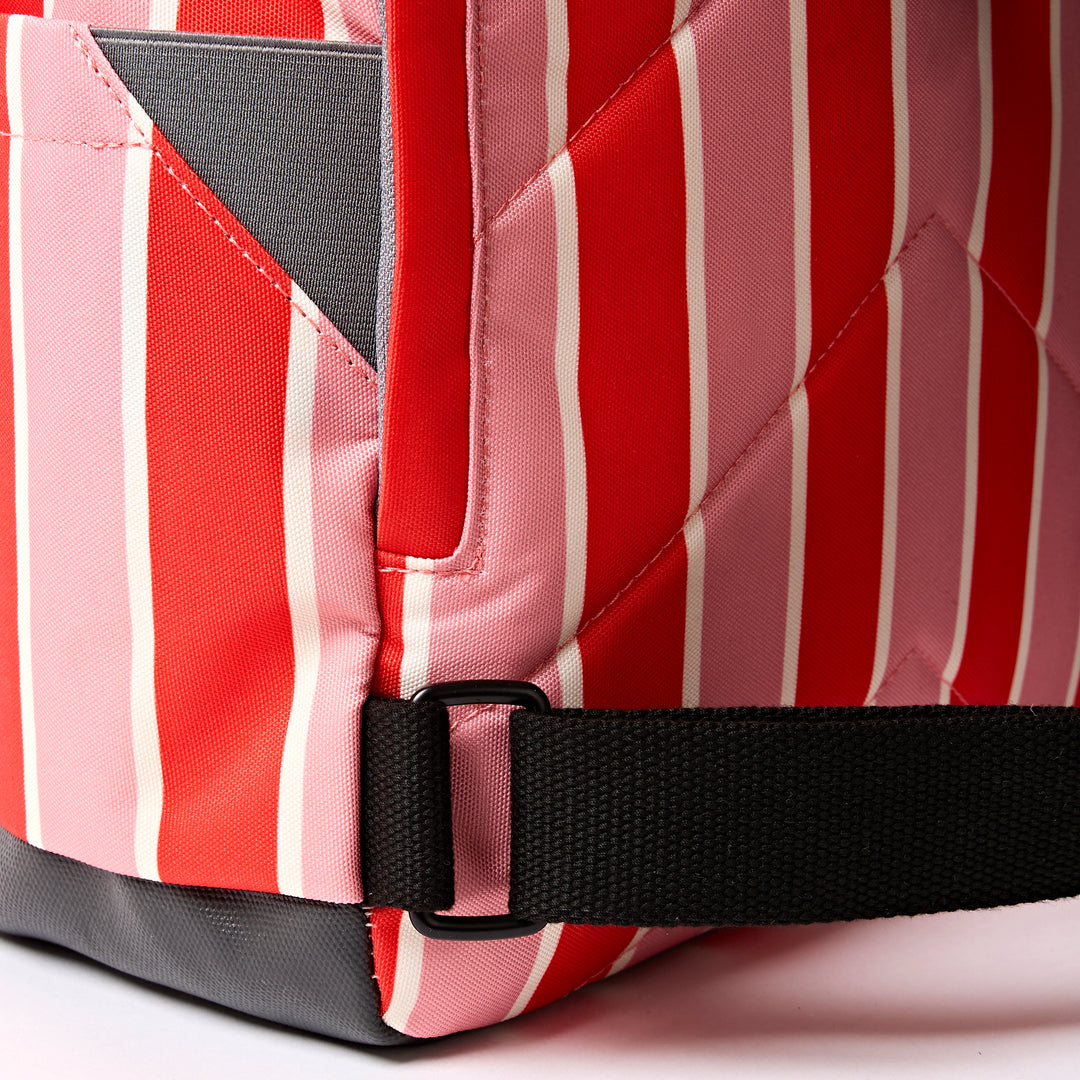 Canfield Roll Top Backpack in Seaside Stripe