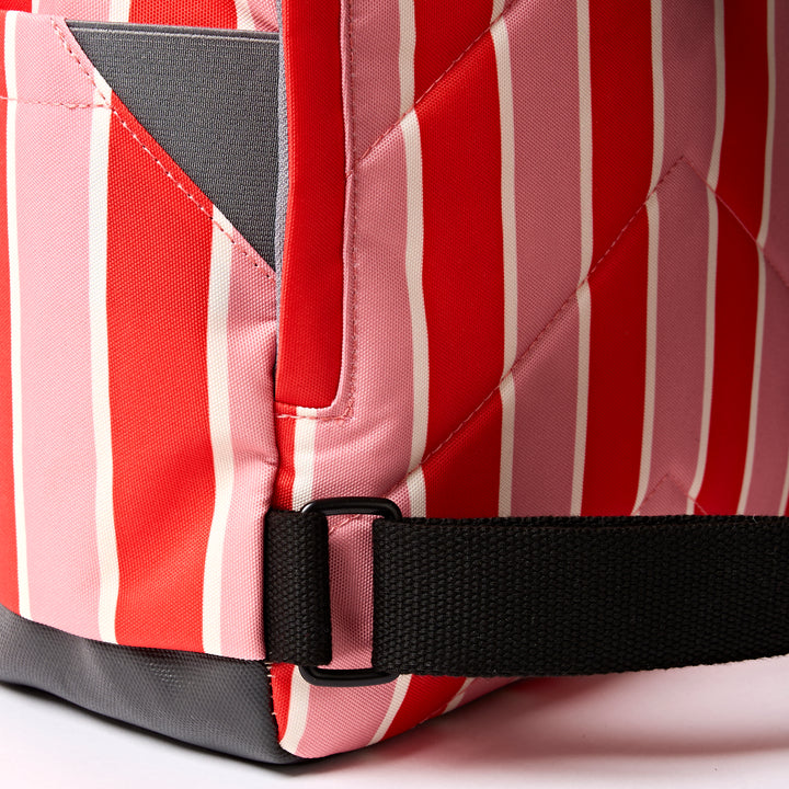 Canfield Roll Top Backpack in Seaside Stripe
