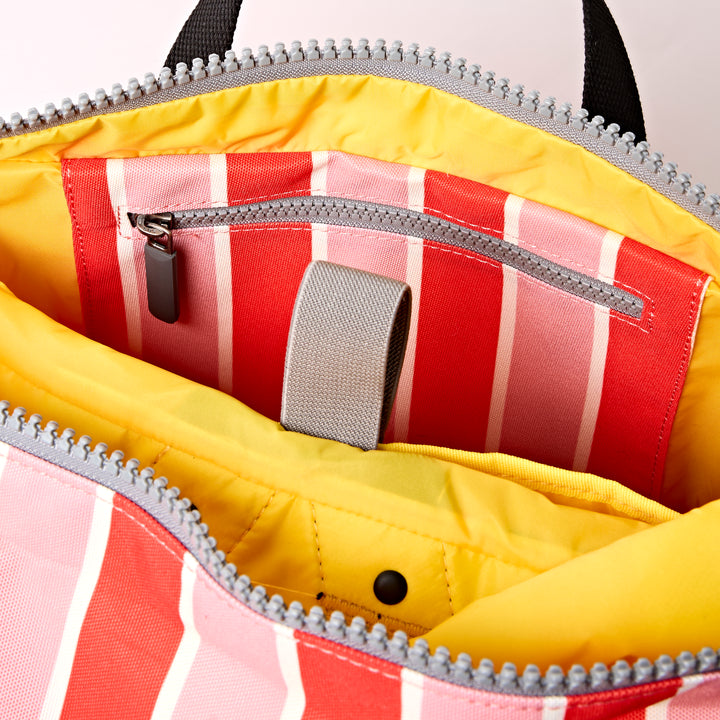 Canfield Roll Top Backpack in Seaside Stripe