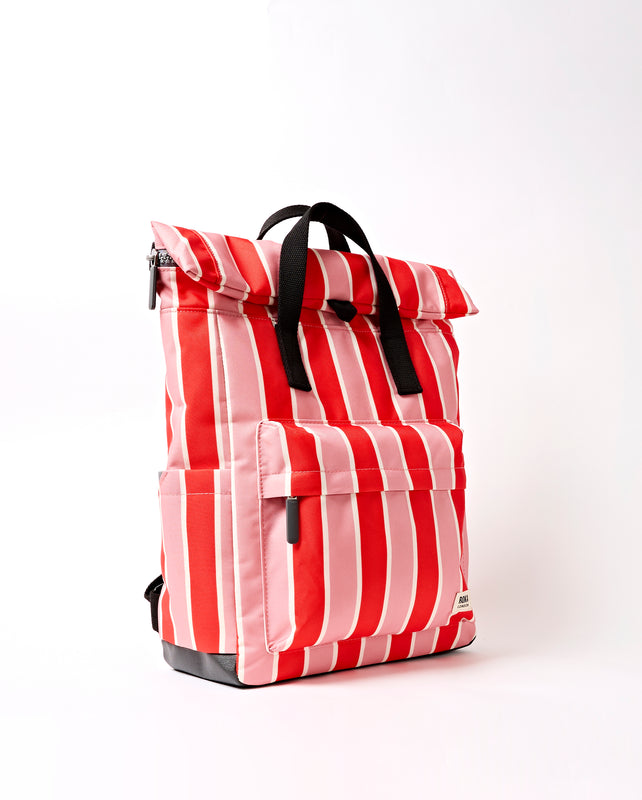Canfield Roll Top Backpack in Seaside Stripe