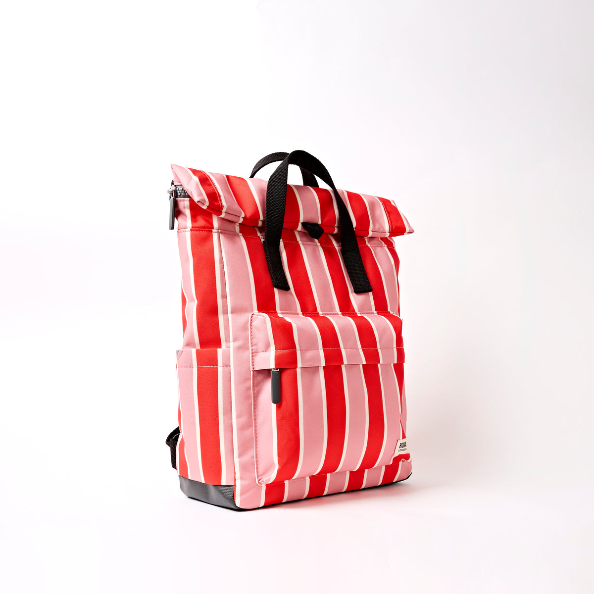 Canfield Roll Top Backpack in Seaside Stripe