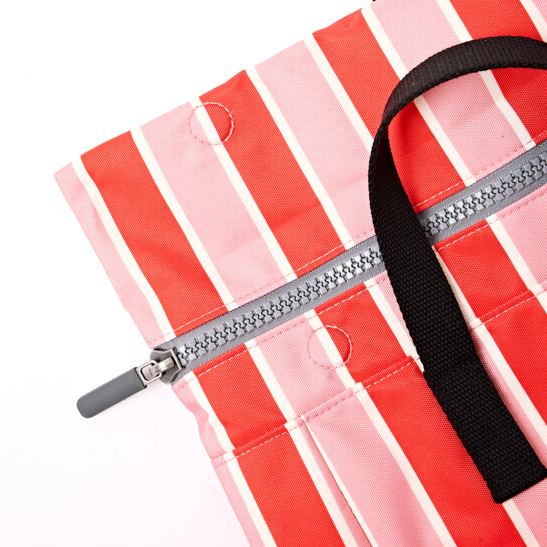 Canfield Roll Top Backpack in Seaside Stripe