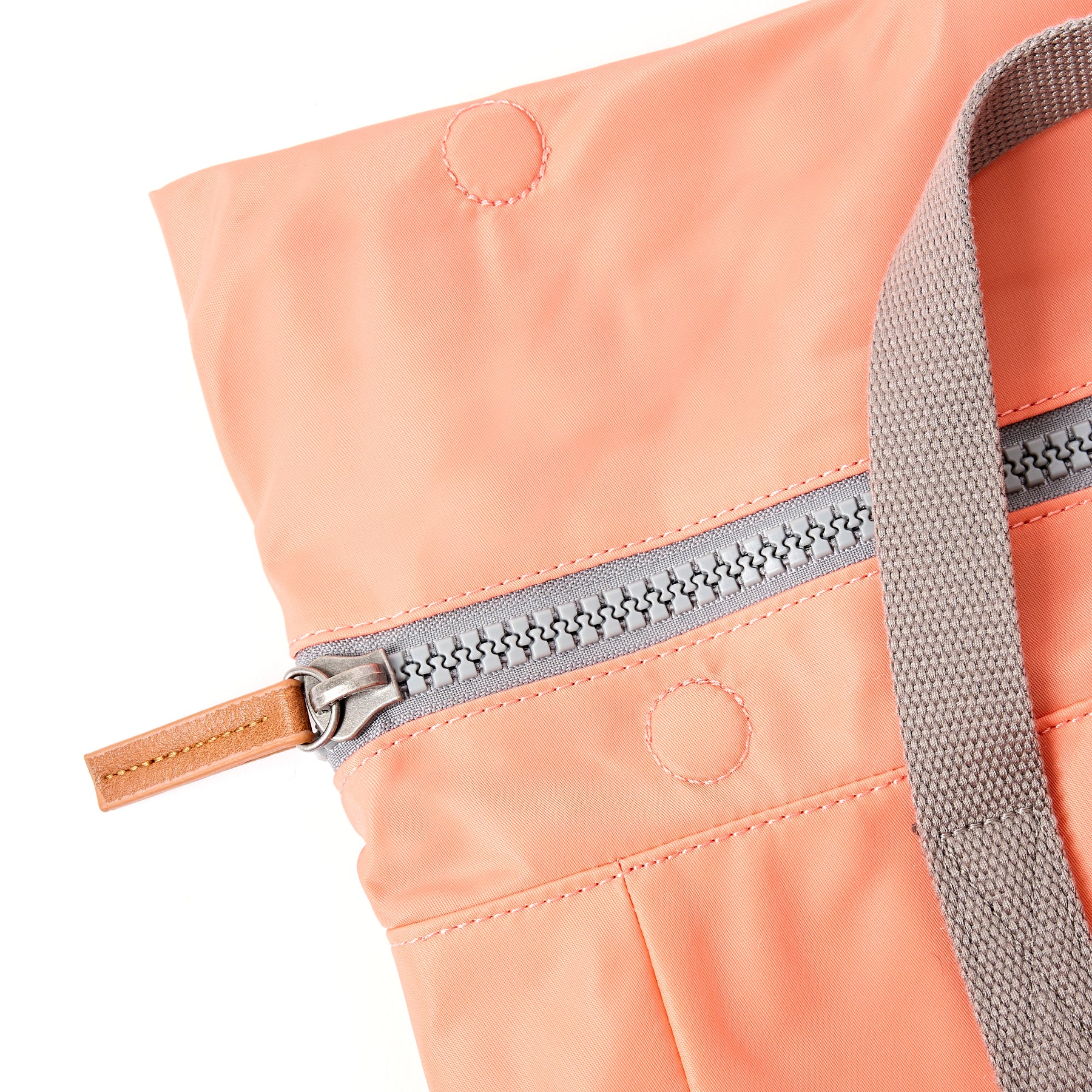 Canfield Roll Top Backpack in Pink Lemonade - ROKA London Canfield Roll Top Backpack in Pink Lemonade - ROKA London