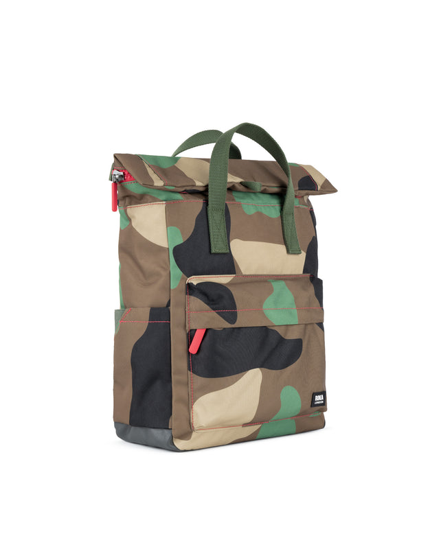 Canfield Roll Top Backpack in Vintage Camo