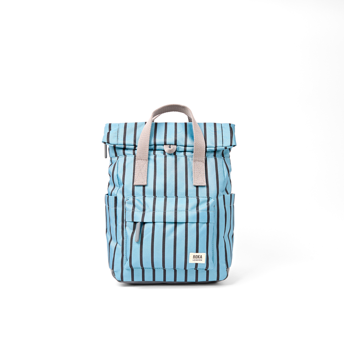 Canfield Roll Top Backpack in Blue Stripe