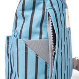 Canfield Roll Top Backpack in Blue Stripe
