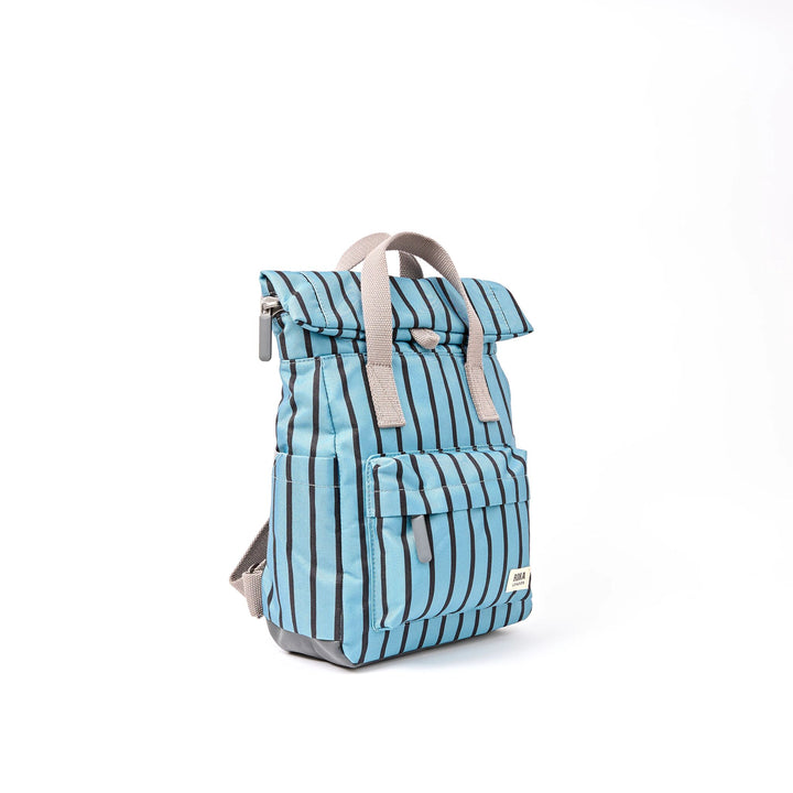 Canfield Roll Top Backpack in Blue Stripe
