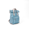 Canfield Roll Top Backpack in Blue Stripe