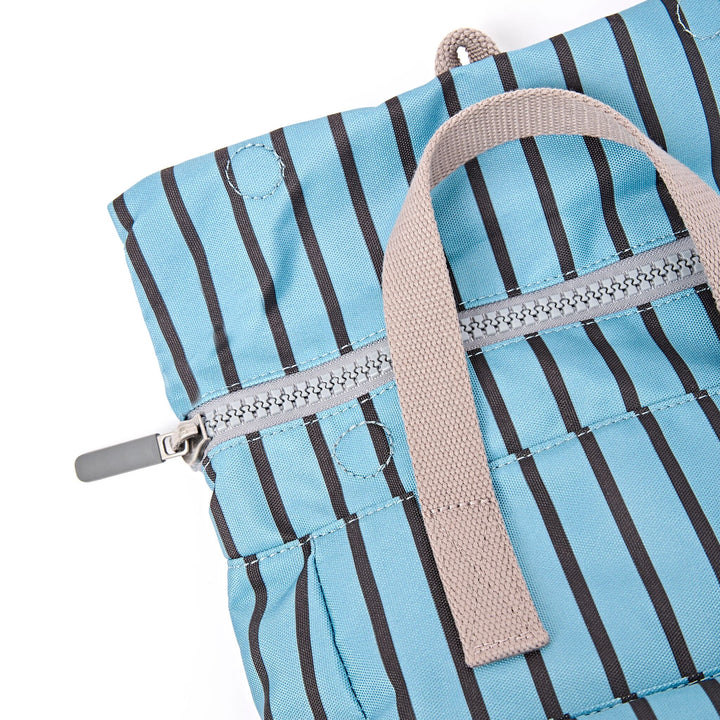 Canfield Roll Top Backpack in Blue Stripe