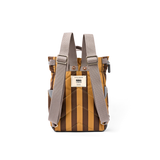 Canfield Roll Top Backpack in Brown Stripe