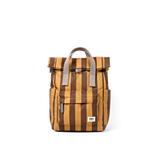 Canfield Roll Top Backpack in Brown Stripe