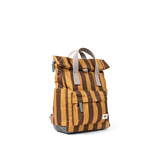 Canfield Roll Top Backpack in Brown Stripe