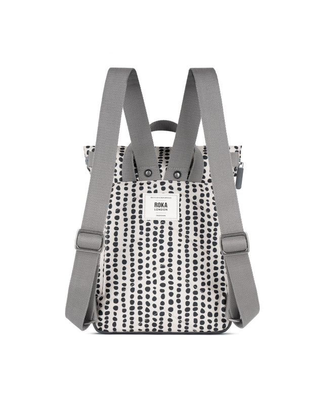 Canfield Roll Top Backpack in Linear Dot