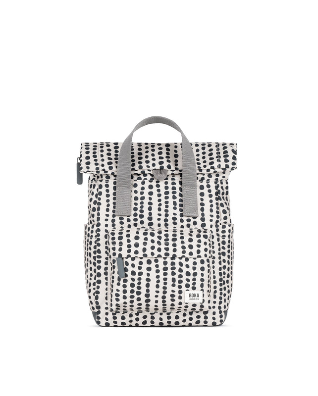 Canfield Roll Top Backpack in Linear Dot