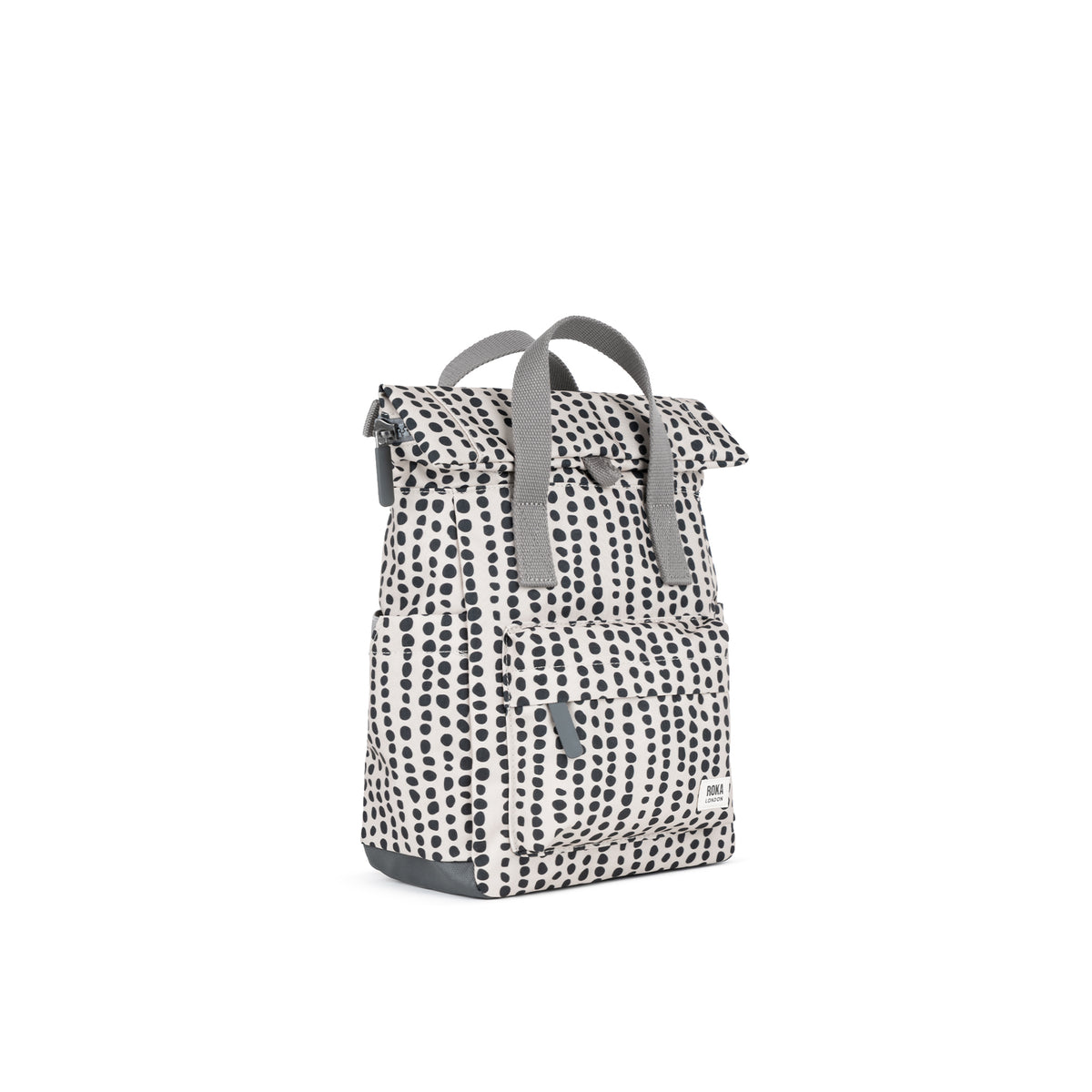 Canfield Roll Top Backpack in Linear Dot