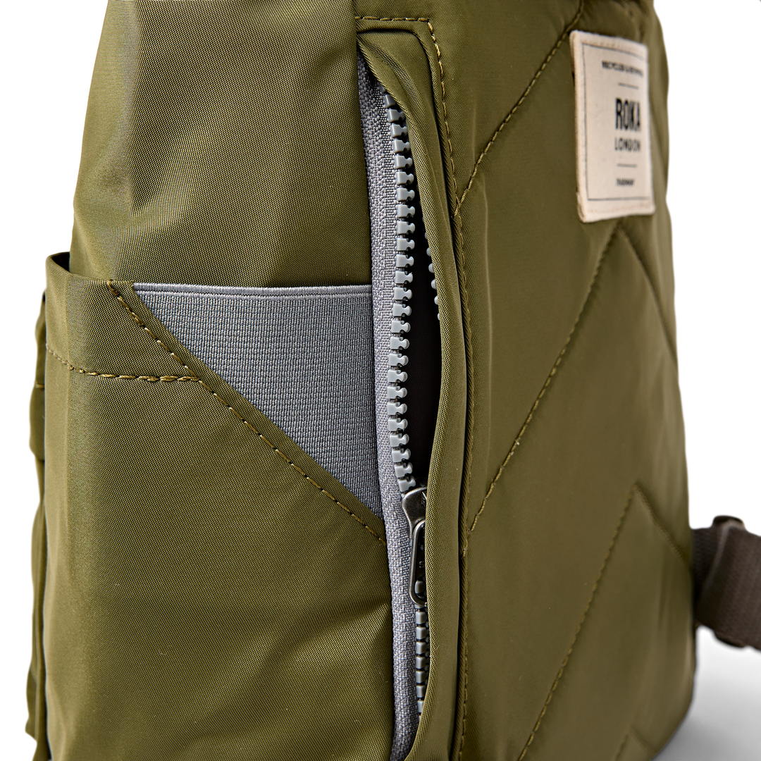 Canfield Roll Top Backpack in Chive