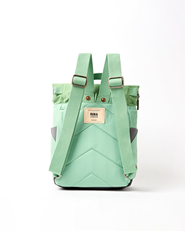 Canfield Roll Top Backpack in Green Tonal